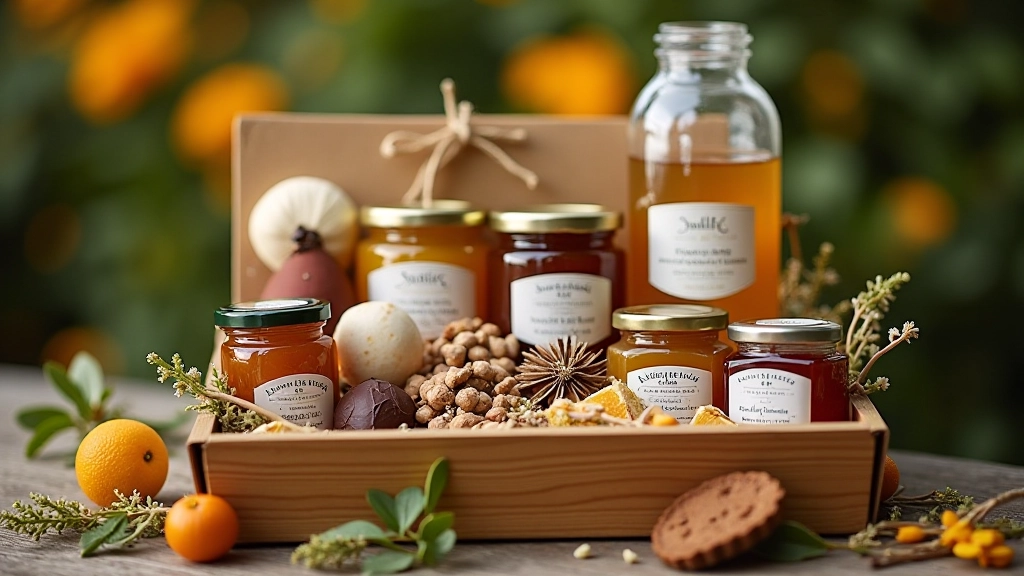 Seasonal hamper with spring or summer ingredients