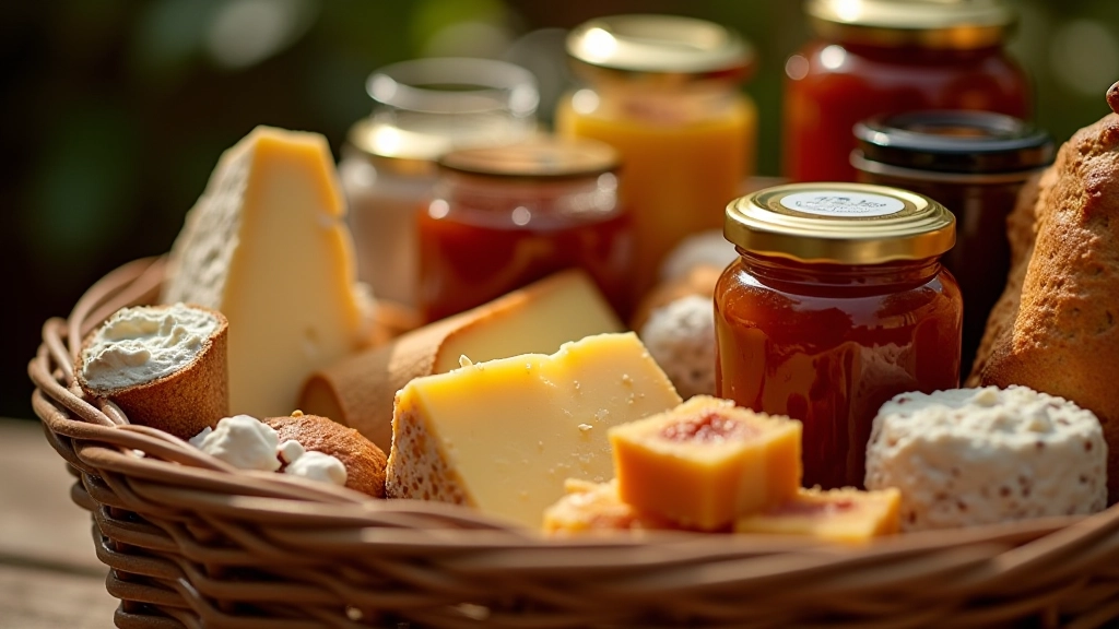 Beautifully arranged artisan gift hamper with local Wicklow products
